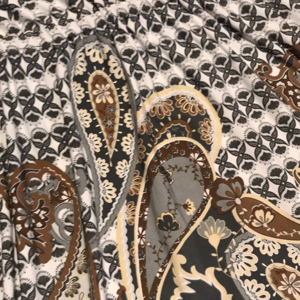 Joci and I brown paisley dress size small - Picture 10 of 11